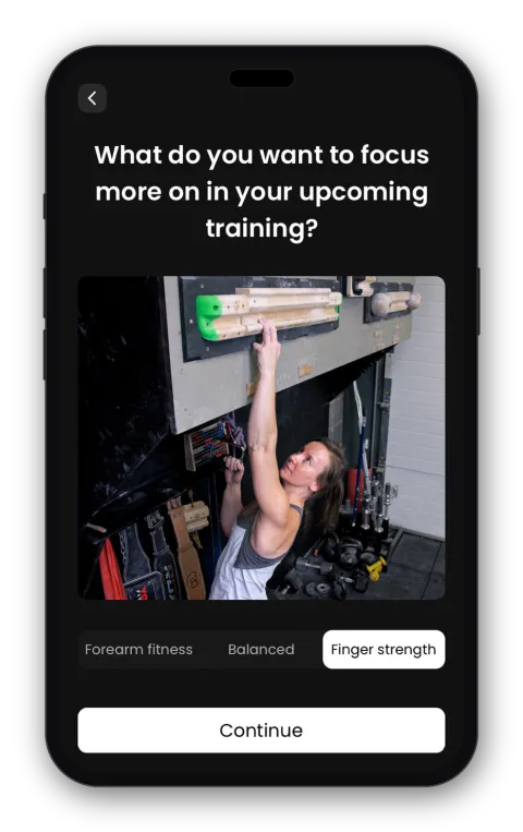 Choosing your training focus: finger strength or forearm fitness