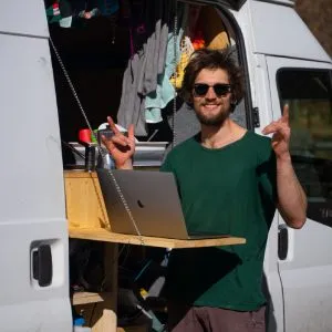 I live in a van and travel around a lot